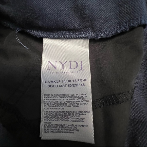 NYDJ relaxed cotton pants (1023) - Picture 4 of 6